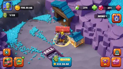 Idle Miner Tycoon: Zombie Hero screenshot