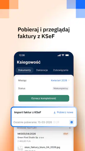 IFIRMA KSeF faktury księgowość screenshot