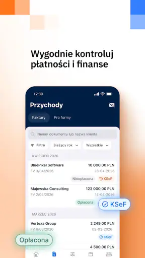 IFIRMA KSeF faktury księgowość screenshot