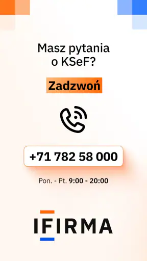 IFIRMA KSeF faktury księgowość screenshot