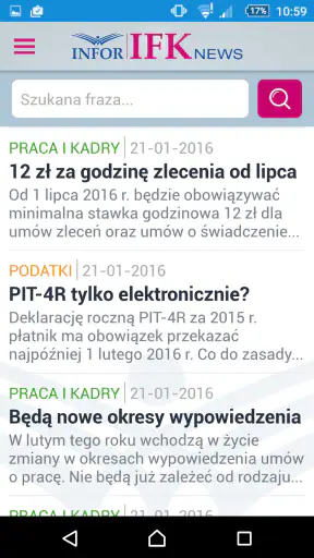 IFK News screenshot