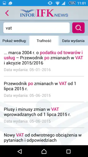 IFK News screenshot