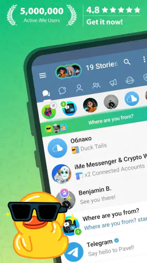 iMe: Bezpieczny AI Messenger screenshot