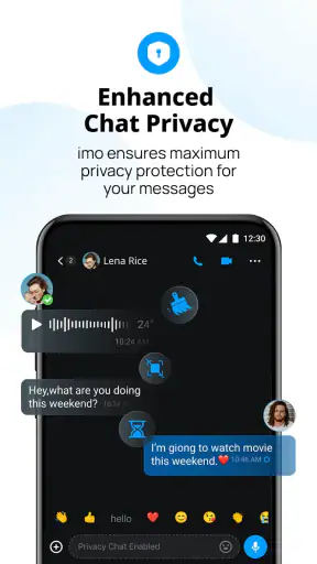 imo rozmowy wideo screenshot
