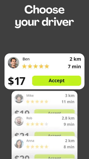 inDrive. Rides with fair fares screenshot