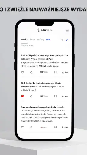 Infopiguła - skróty wiadomości screenshot