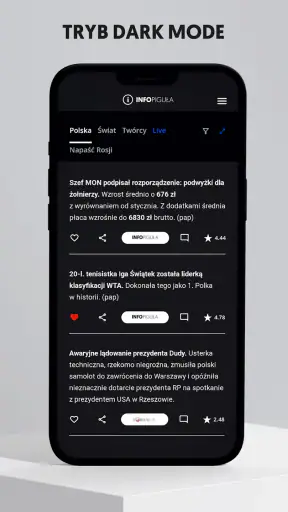 Infopiguła - skróty wiadomości screenshot