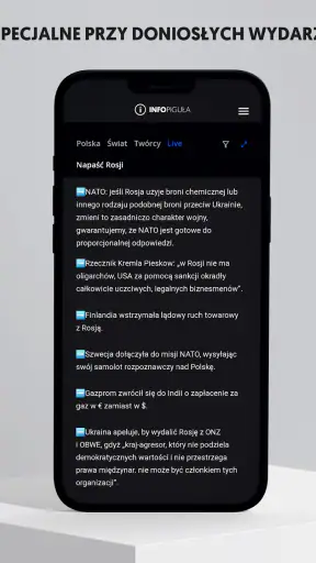 Infopiguła - skróty wiadomości screenshot