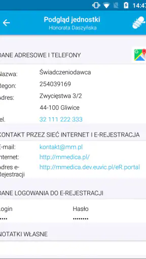 Informacje Medyczne screenshot