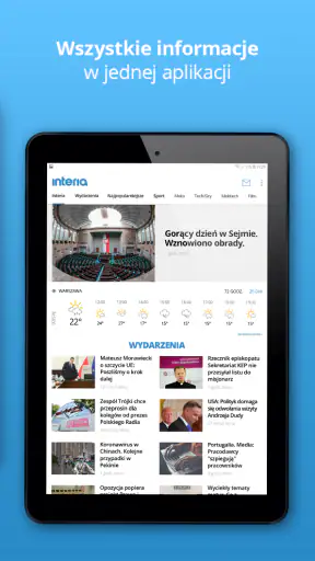 INTERIA screenshot