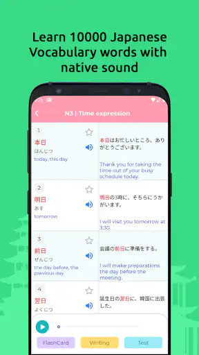 Japanese Study Kanji JLPT screenshot