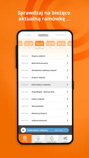 Jedynka Polskie Radio screenshot