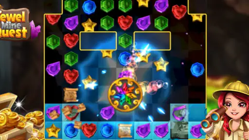 Jewel Mine Quest: Match-3 screenshot