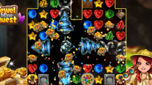 Jewel Mine Quest: Match-3 screenshot