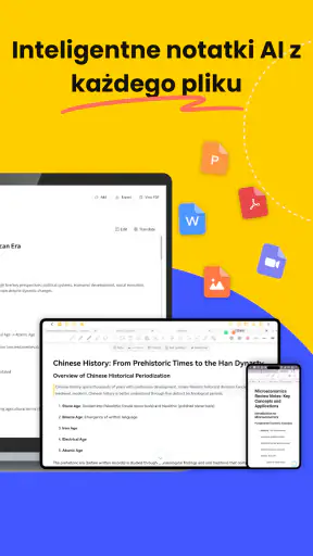 Jnotes: Notatki, AI, PDF screenshot