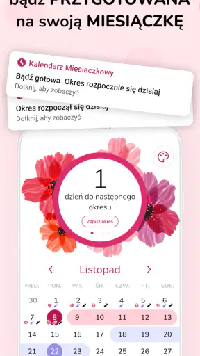Kalendarz Miesiaczkowy screenshot