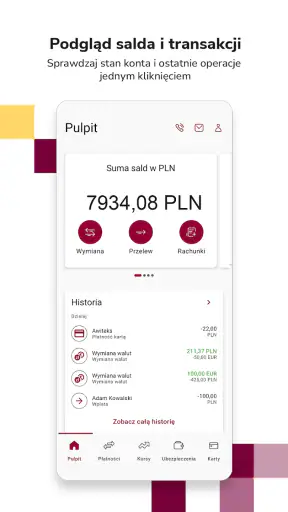 Kantor Walutowy Alior Banku screenshot