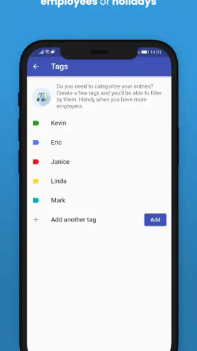 Karta czasu pracy Śledź godzin screenshot