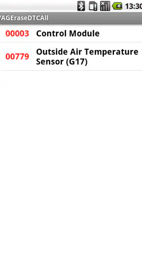 Kasowanie błędów DTC dla VAG screenshot