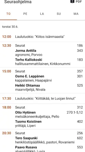 Kesäseurat screenshot