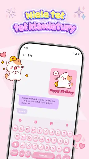 Keyboard Themes: Emoji Fonts screenshot