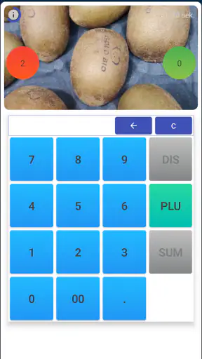 Kody PLU screenshot