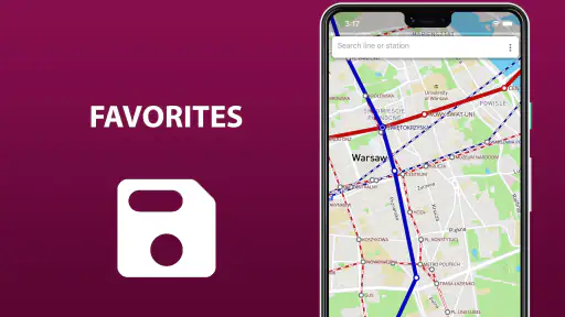 Komunikacja miejska Warszawa screenshot