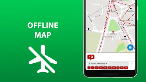 Komunikacja miejska Warszawa screenshot