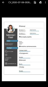 Kreator CV screenshot