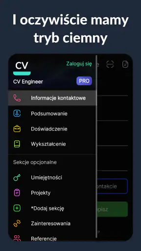 Kreator CV - CV Engineer screenshot
