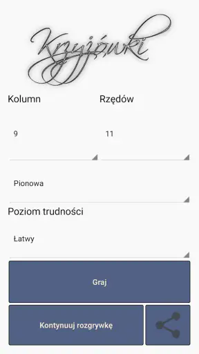 Krzyżówki po polsku screenshot