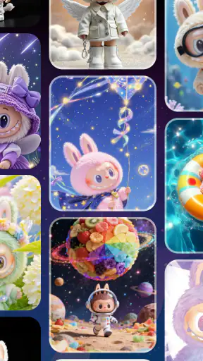 Labubu Funky Live Wallpapers screenshot