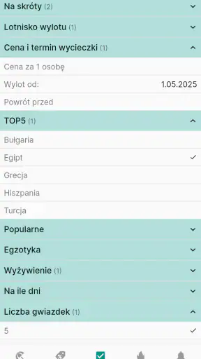 Lastminuter screenshot