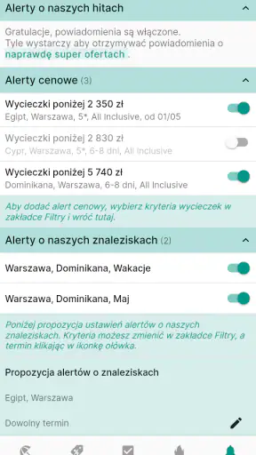 Lastminuter screenshot