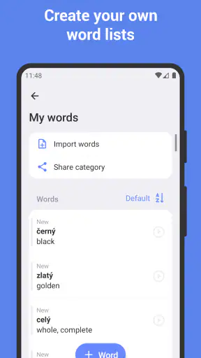 Learn Czech with flashcards! screenshot