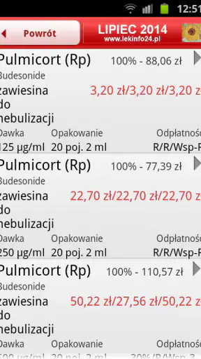 LEKInfo24 PRO - indeks leków screenshot