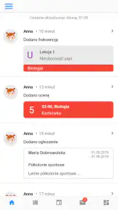 Librus screenshot