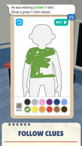 Line Up: Draw the Criminal screenshot