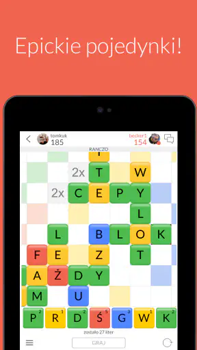 Literaki gra słowna po polsku screenshot