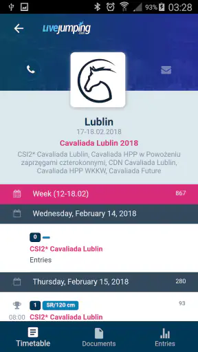 LiveJumping (ZawodyKonne.com) screenshot