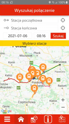 ŁKA Infoportal screenshot