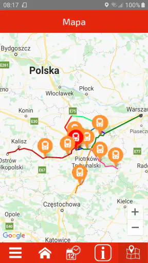 ŁKA Infoportal screenshot