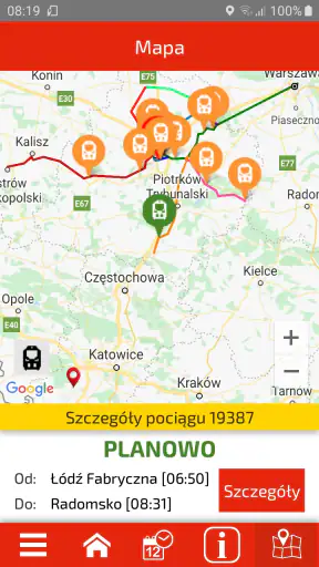 ŁKA Infoportal screenshot