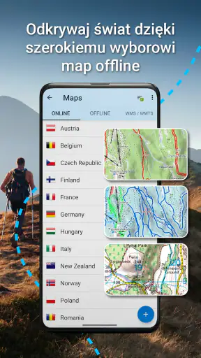 Locus Map nawigacja outdoorowa screenshot