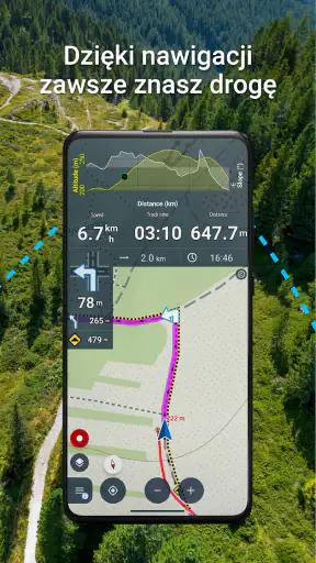 Locus Map nawigacja outdoorowa screenshot