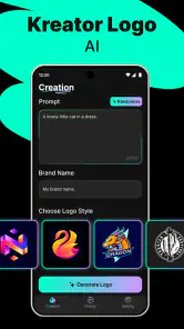Logo Maker - Sztuka AI screenshot