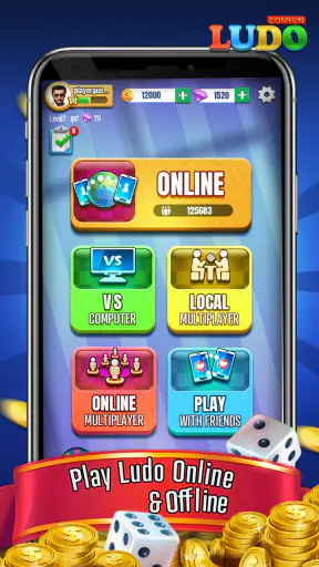 Ludo Comfun Online Live Game screenshot