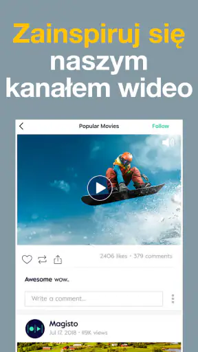 Magisto Edytor Wideo z Muzyką screenshot