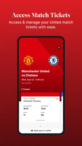 Manchester United Official App screenshot