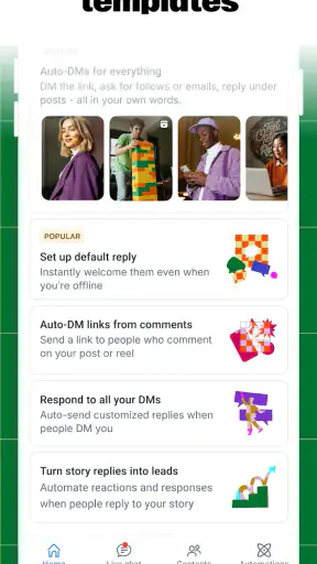 Manychat screenshot